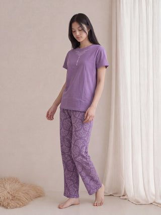 TruCotton<sup>TM</sup> Botanical Scribble Pyjama Set