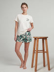 TruCotton™ Abstract Vibe Shorts Set - Butter