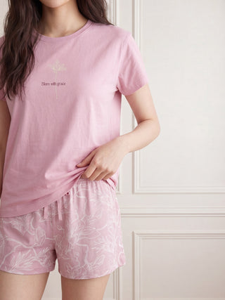TruCotton<sup>TM</sup> Bloom With Grace Shorts Set