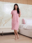 TruCotton™ Daisy Bloom Nightdress - Peach Pink