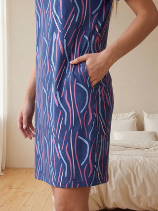 TruCotton<sup>TM</sup> Abstract Flow Nightdress