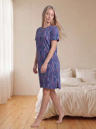 TruCotton<sup>TM</sup> Abstract Flow Nightdress
