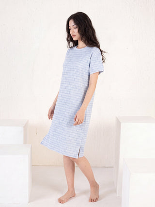 TruCotton™ Blue Geometric Nightdress