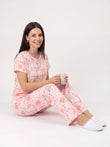 SoftCloud™ Cute Bear Pyjama Set - Peach
