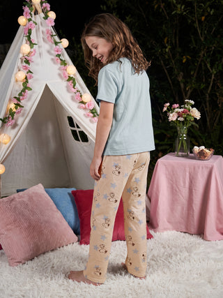 CottonEase™ Snoopy Starry Star Pyjama Set - Ice Water