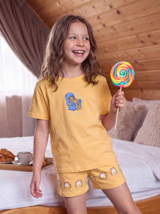 TruCotton™ Garfield Weekend Shorts Set - Melon