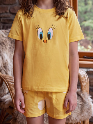 TruCotton™ Looney Tunes Tweety Shorts Set - Sweet Corn