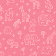 CottonEase™ Doodle Pups Nightdress - Coral Rose
