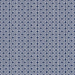 LuxLoom™ Geometric Button Down Pyjama Set - Navy