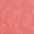 CottonEase™ Doodle Button Down Pyjama Set - Coral Rose