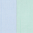 Gingham Split Button Down Shorts Set - Ice Blue