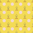 TruCotton Looney Tunes Button Down Pyjama Set - Sweet Corn