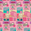 SilkLike™ Popcorn Party Shorts Set - Pink Fizz