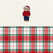 Festive Bear Round Neck Pyjama Set - Swan White