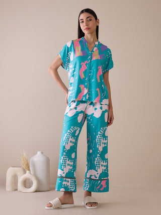 Vibrant Comfort Wide Pyjama Set