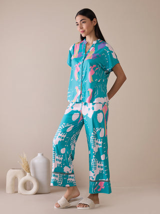 Vibrant Comfort Wide Pyjama Set