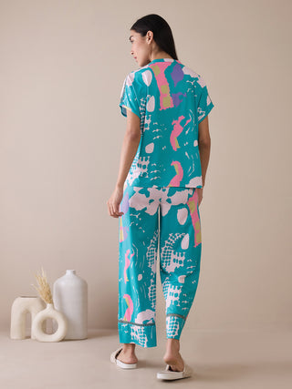 Vibrant Comfort Wide Pyjama Set