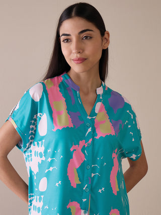 Vibrant Comfort Wide Pyjama Set
