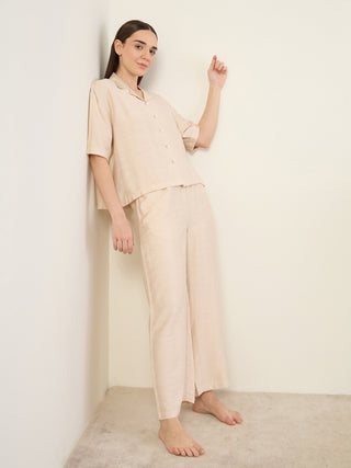 Easy Breezy Button Down Palazzo Coord Set