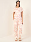SoftCloud™ Petal Pop Pyjama Set - Beige