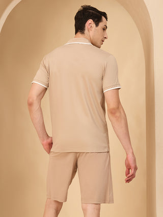 UltraLuxe<sup>TM</sup> V Neck Piping Shorts Set