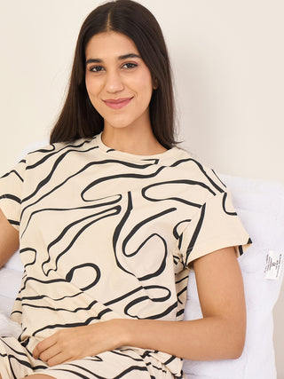 Swirly fun Shorts Set