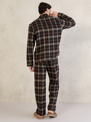Warm Check Pyjama Set