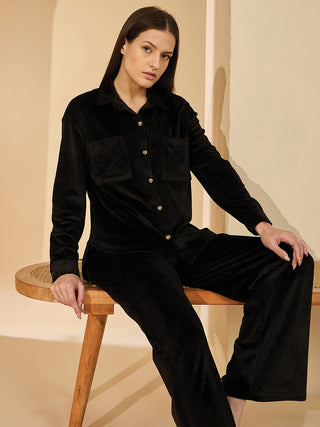 Winter Cord Wide Pyjama Set