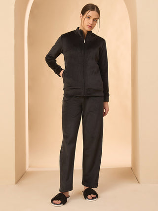 Plush Velour Tracksuit