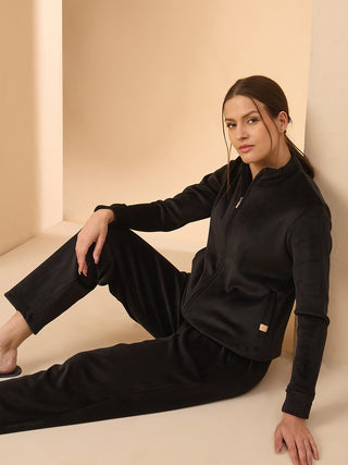 Plush Velour Tracksuit