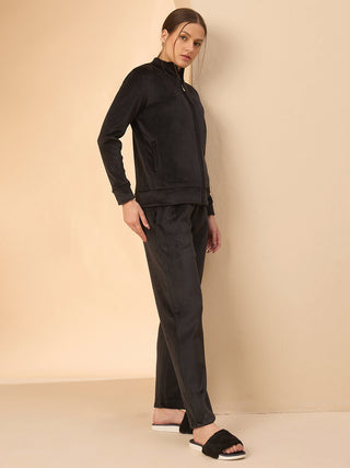Plush Velour Tracksuit