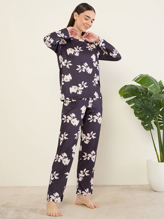 Midnight Flora Pyjama Set
