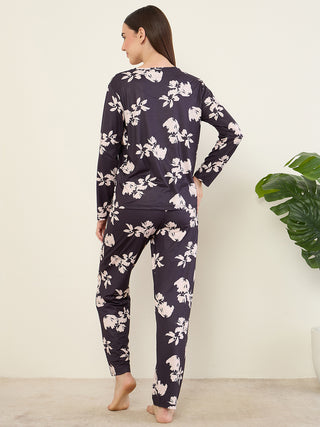 Midnight Flora Pyjama Set