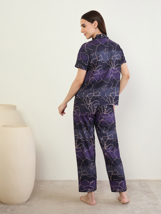 SoftCloud<sup>TM</sup> Twilight Bloom Button Down Pyjama Set