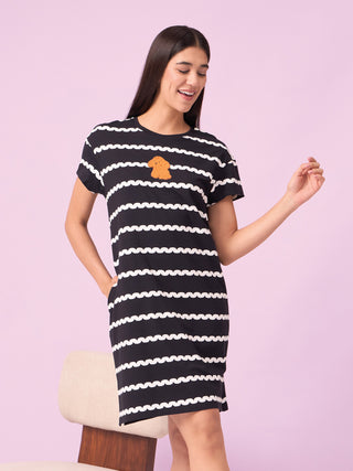 CottonEase<sup>TM</sup> Wavy Poodle Nightdress