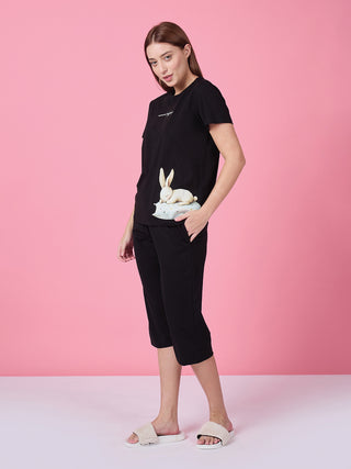 Lazy Bunny Capri Set