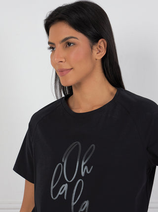 Oh lala Round Neck Pyjama Set