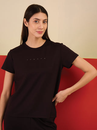 LuxSoft<sup>TM</sup> Core Vibe Round Neck Wide Leg Coord Set