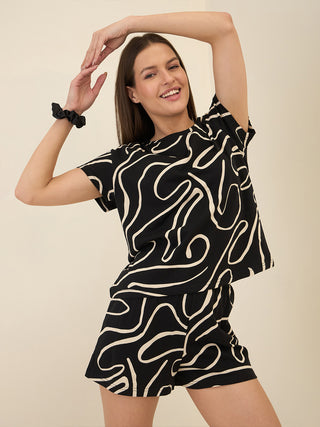 Swirly fun Shorts Set