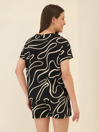 Swirly fun Shorts Set
