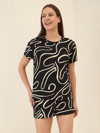 Swirly fun Shorts Set