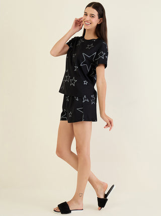 Starlit Snooze Shorts Set
