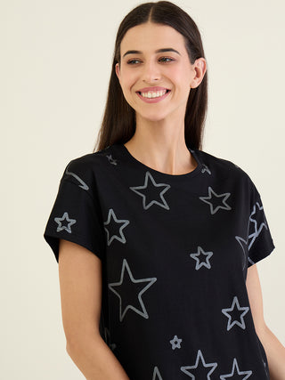 Starlit Snooze Shorts Set