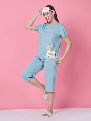 Lazy Bunny Capri Set