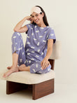 Happy Pups Pyjama Set - Blue