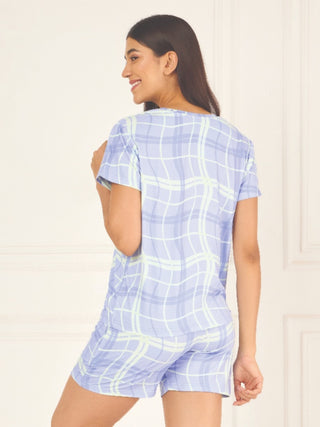 Cozy Check Short Set