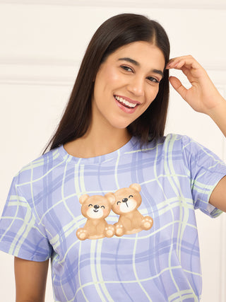 Cozy Check Short Set
