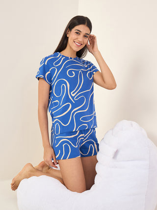 Swirly fun Shorts Set