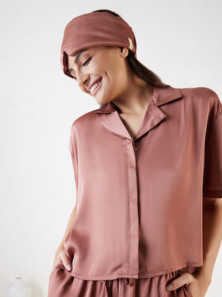 Aurora Flow Cropped Wide Leg Pyjama Set