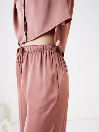 Aurora Flow Cropped Wide Leg Pyjama Set